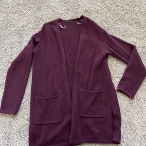 Burgundy cardigan